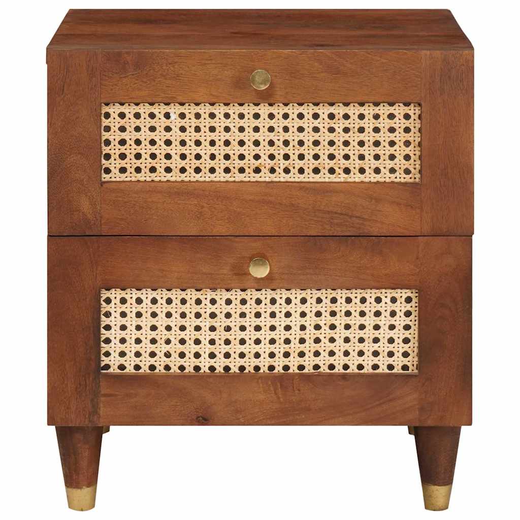 vidaXL Szafka Nocna Brązowy 40 x 33,5 x 46 cm Lite drewno akacjowe