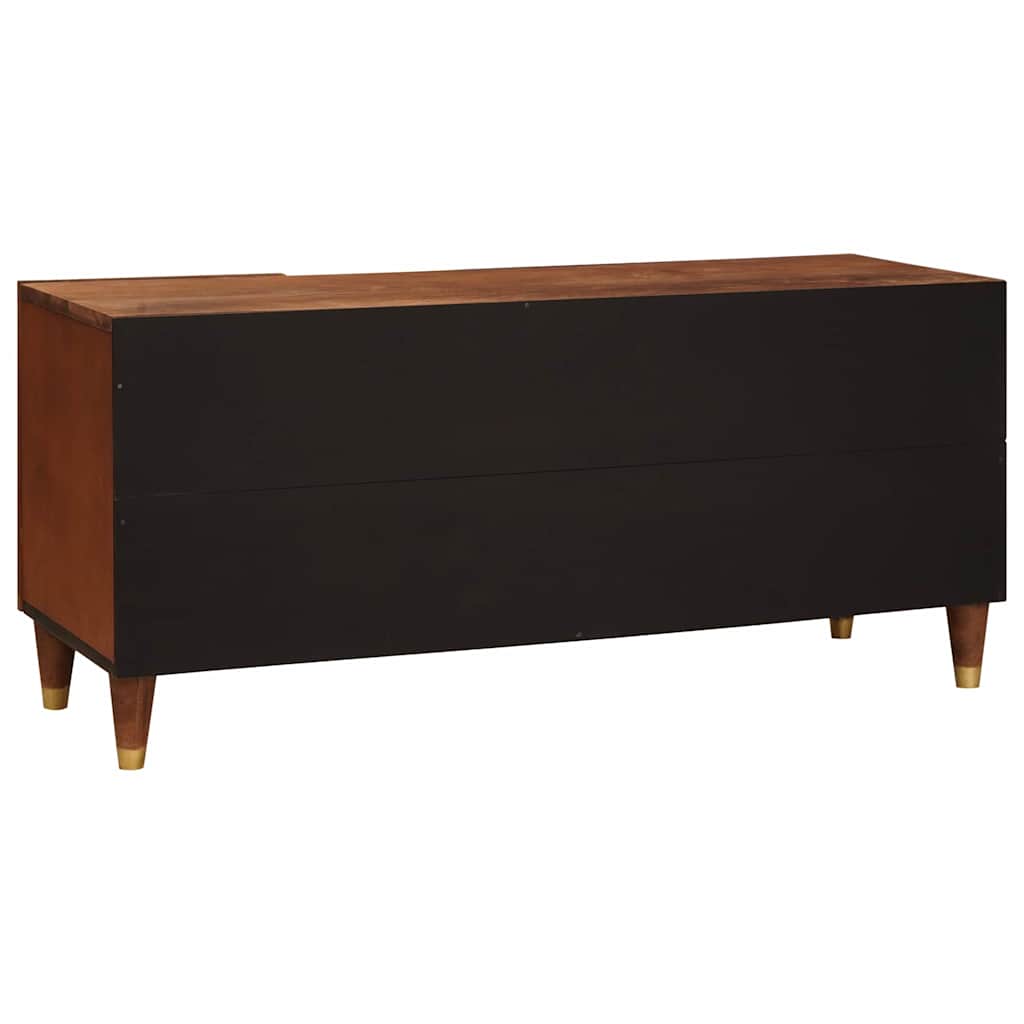 vidaXL Szafka pod telewizor Brązowy 105 x 33,5 x 46 cm Drewno z mango