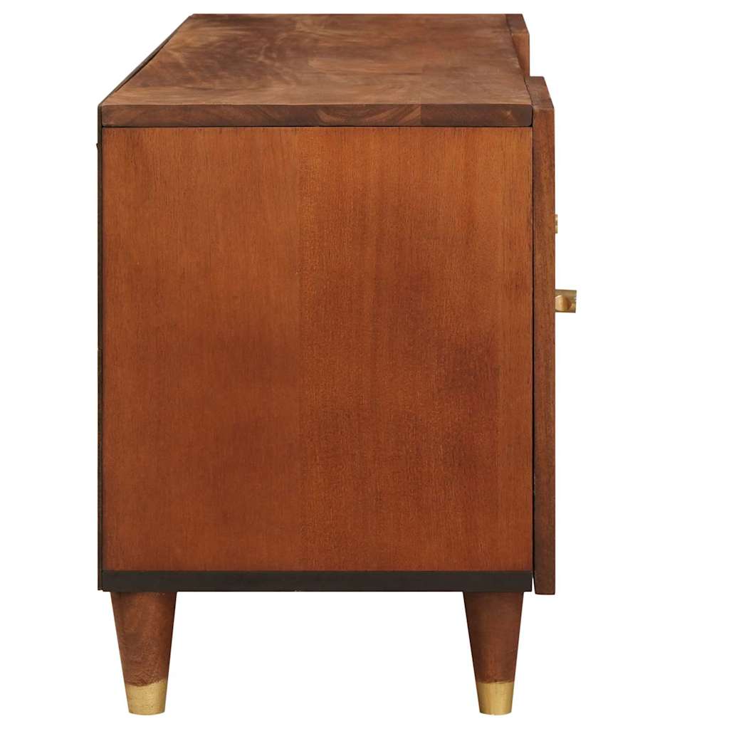 vidaXL Szafka pod telewizor Brązowy 105 x 33,5 x 46 cm Drewno z mango