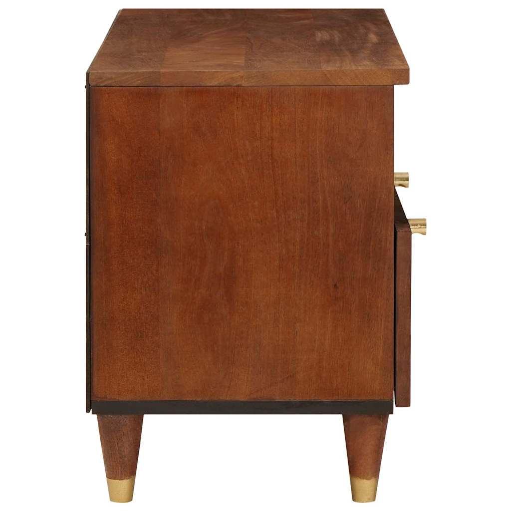 vidaXL Szafka pod telewizor Brązowy 70 x 33,5 x 46 cm Drewno z mango