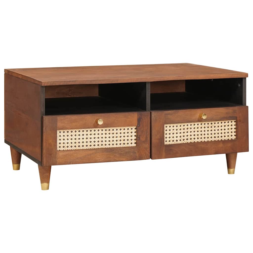 vidaXL Stolik kawowy z szufladą 80 x 54 x 40 cm Drewno z mango