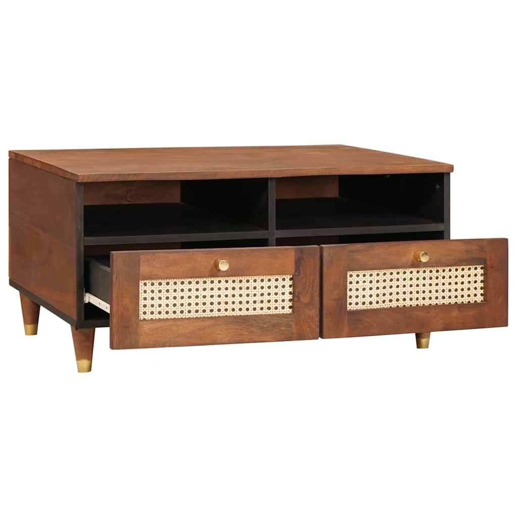 vidaXL Stolik kawowy z szufladą 80 x 54 x 40 cm Drewno z mango