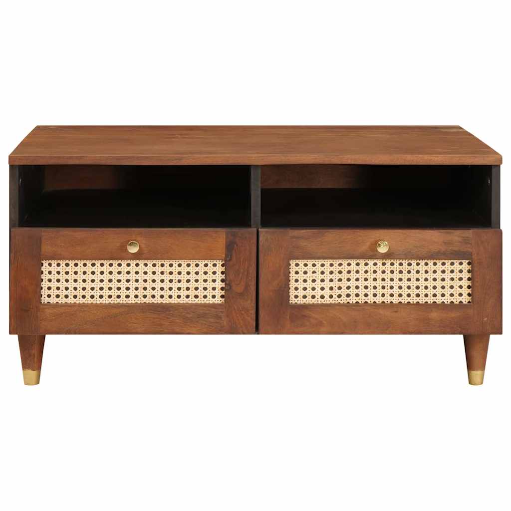 vidaXL Stolik kawowy z szufladą 80 x 54 x 40 cm Drewno z mango