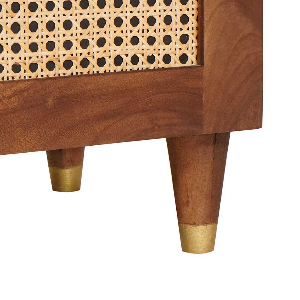 vidaXL Szafka pod telewizor Brązowy 105 x 33,5 x 46 cm Drewno z mango