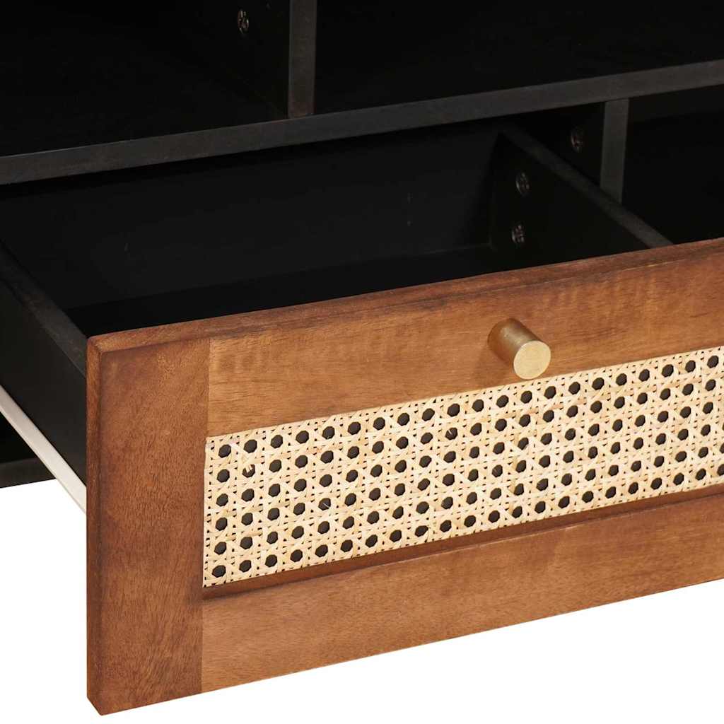 vidaXL Szafka pod telewizor Brązowy 100 x 33,5 x 46 cm Drewno z mango