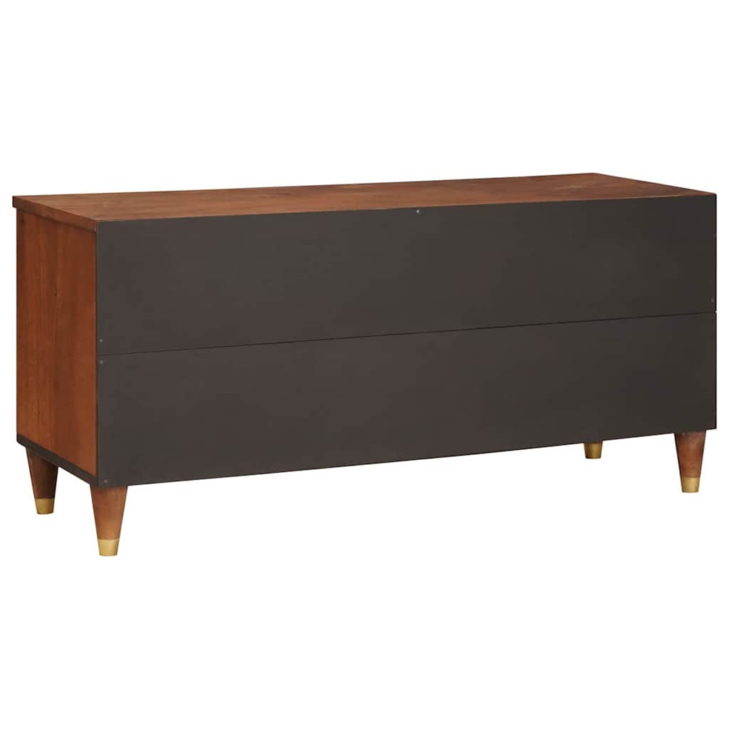 vidaXL Szafka pod telewizor Brązowy 100 x 33,5 x 46 cm Drewno z mango