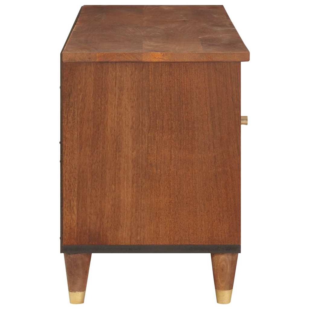 vidaXL Szafka pod telewizor Brązowy 100 x 33,5 x 46 cm Drewno z mango