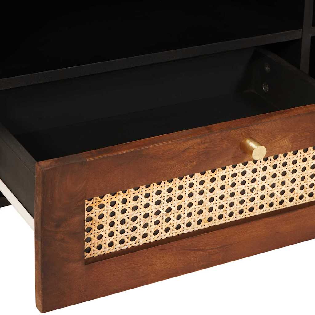 vidaXL Szafka pod telewizor Brązowy 80 x 33,5 x 46 cm Drewno z mango
