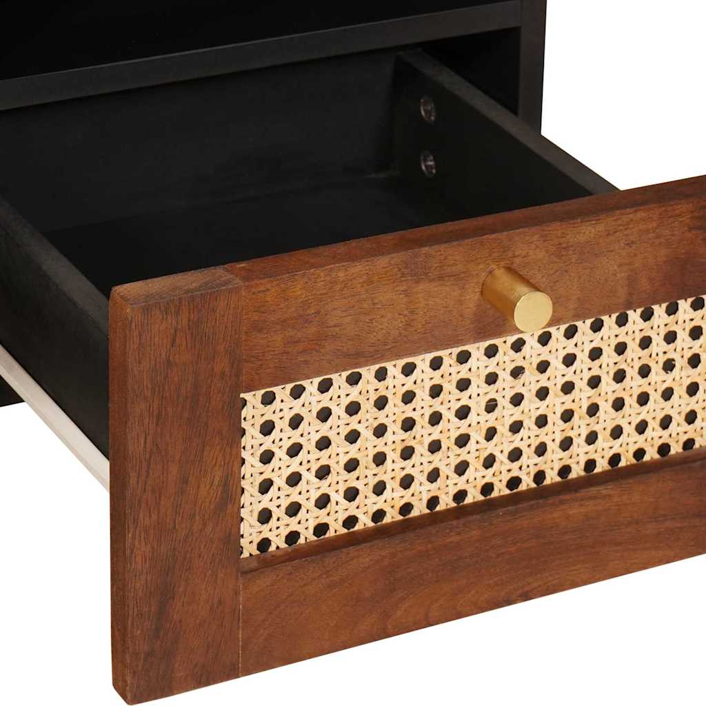 vidaXL Szafka pod telewizor Brązowy 100 x 33,5 x 46 cm Drewno z mango
