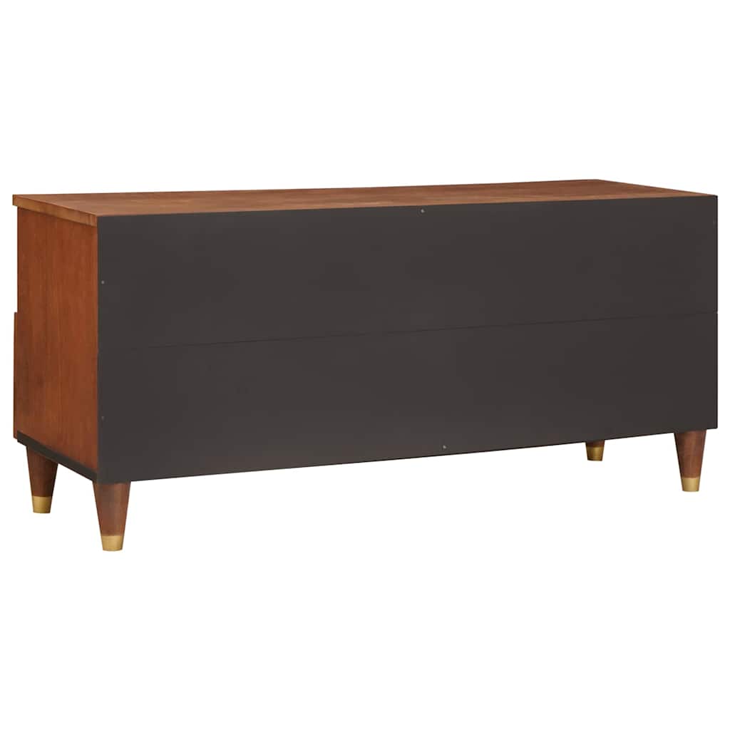 vidaXL Szafka pod telewizor Brązowy 100 x 33,5 x 46 cm Drewno z mango