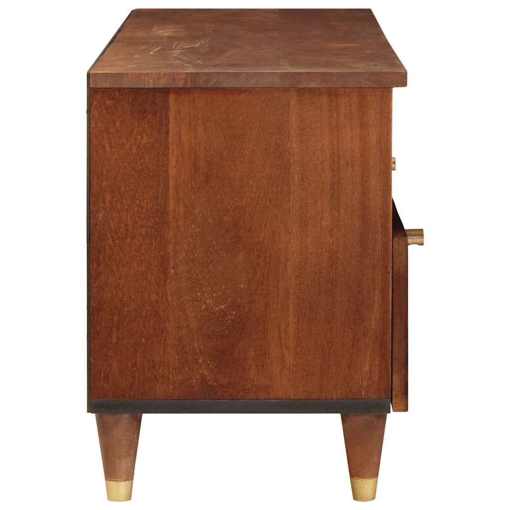 vidaXL Szafka pod telewizor Brązowy 100 x 33,5 x 46 cm Drewno z mango