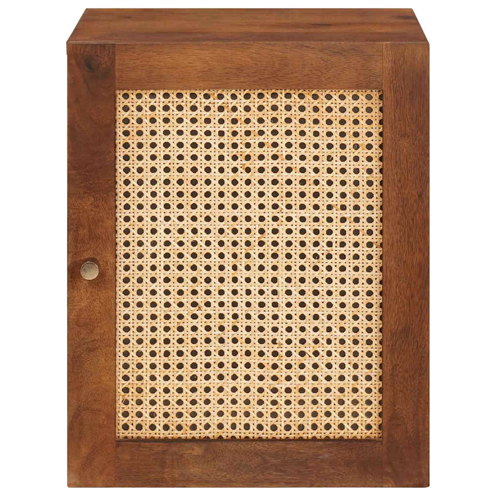 vidaXL Szafka Łazienkowa z półką z drzwiami Brązowy 38 x 33,5 x 48 cm