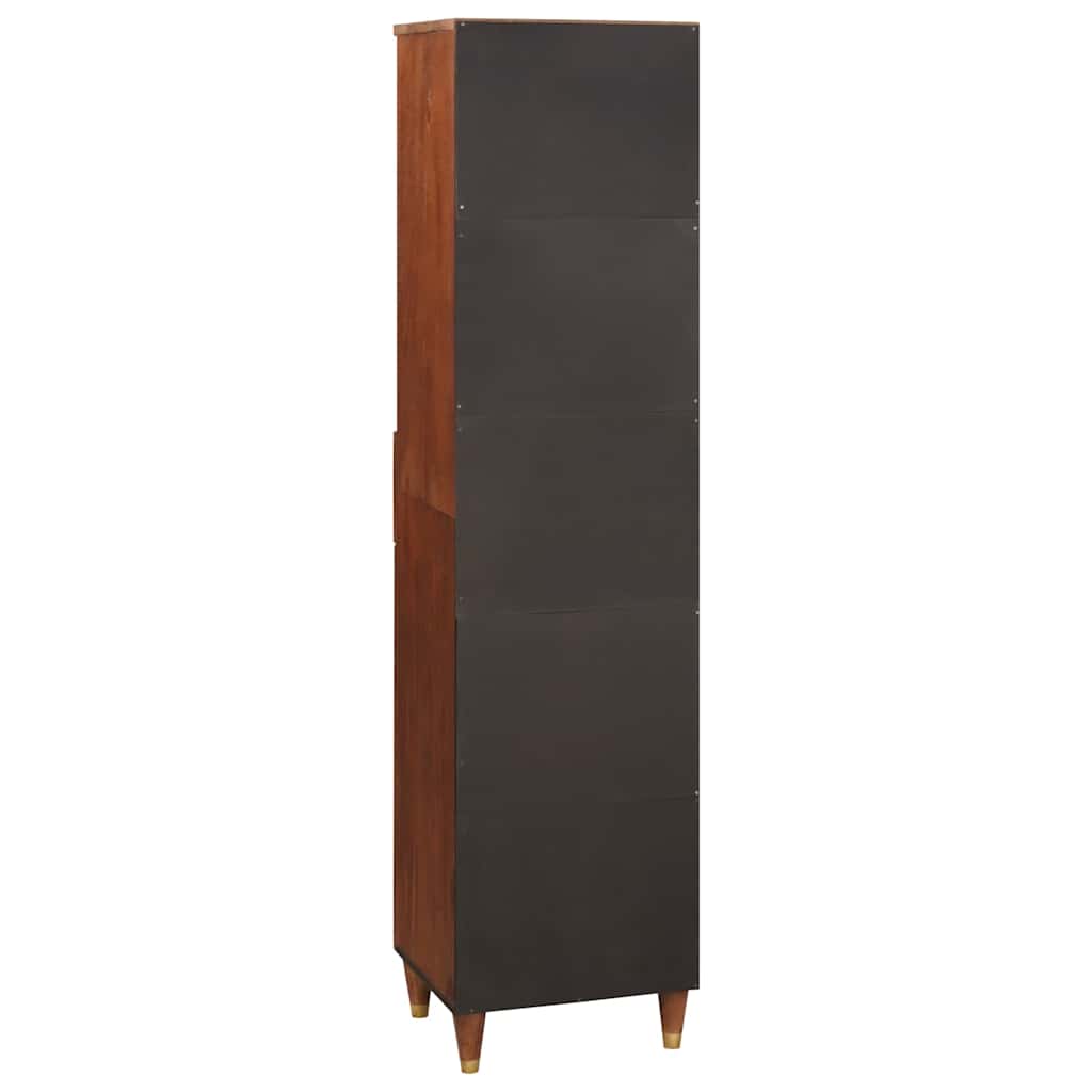 vidaXL Bufet z szufladą Brązowy 38 x 33,5 x 160 cm Drewno z mango