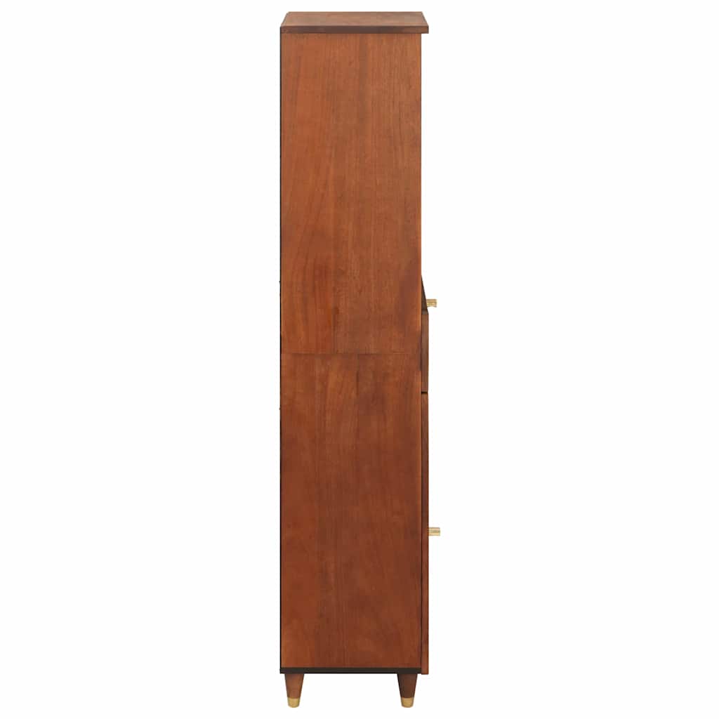 vidaXL Bufet z szufladą Brązowy 38 x 33,5 x 160 cm Drewno z mango
