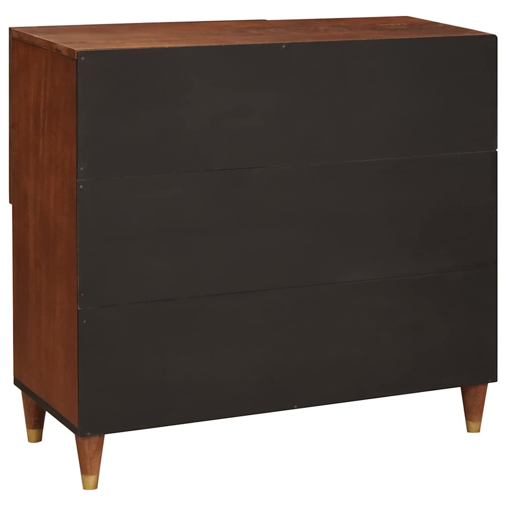 vidaXL Bufet Brązowy 80 x 33,5 x 75 cm Drewno z mango
