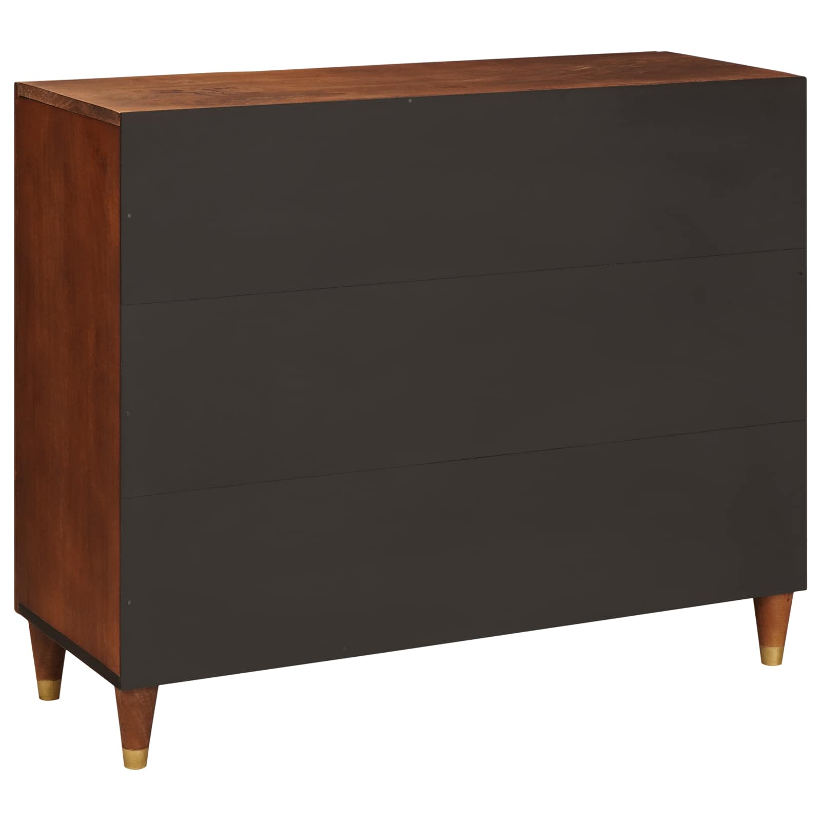 vidaXL Bufet Brązowy 90 x 33,5 x 75 cm Drewno z mango