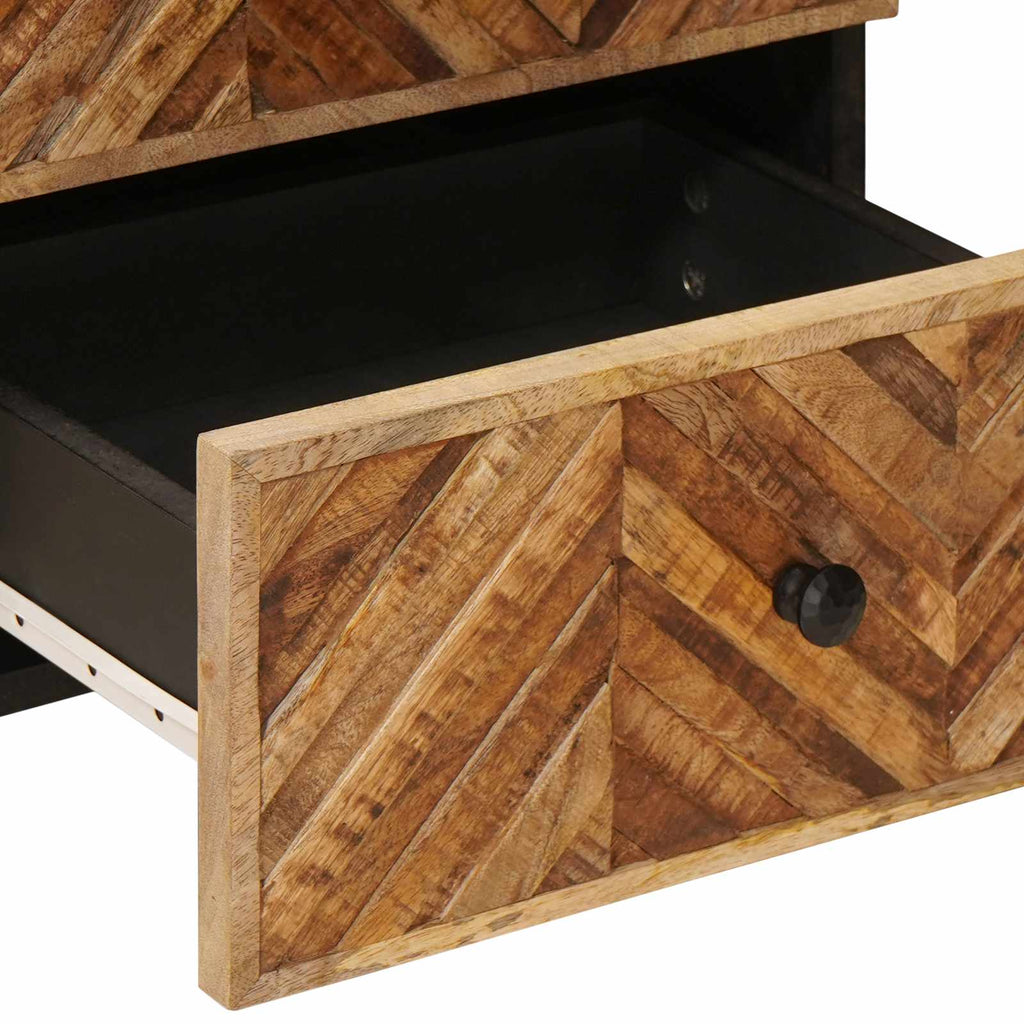 vidaXL Stolik nocny Brązowy 40 x 33,5 x 46 cm Drewno z mango