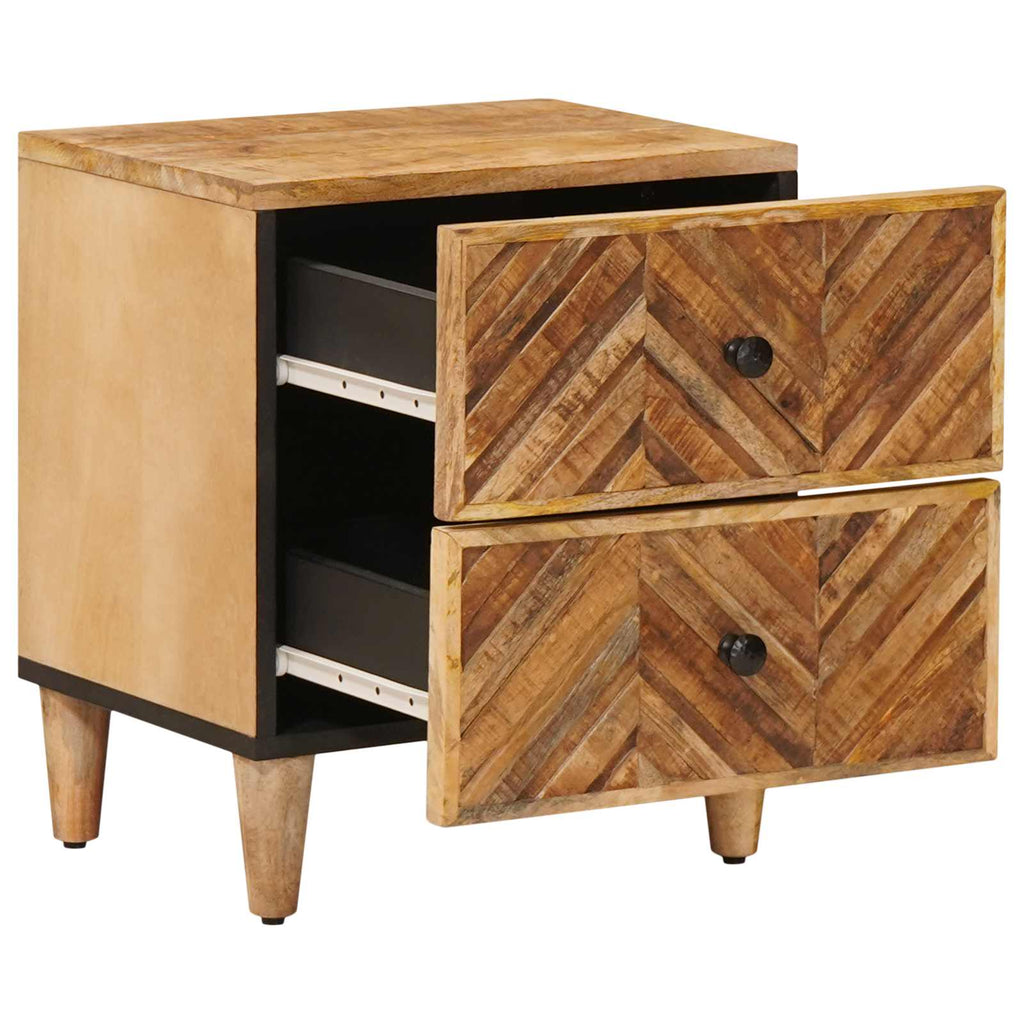 vidaXL Stolik nocny Brązowy 40 x 33,5 x 46 cm Drewno z mango