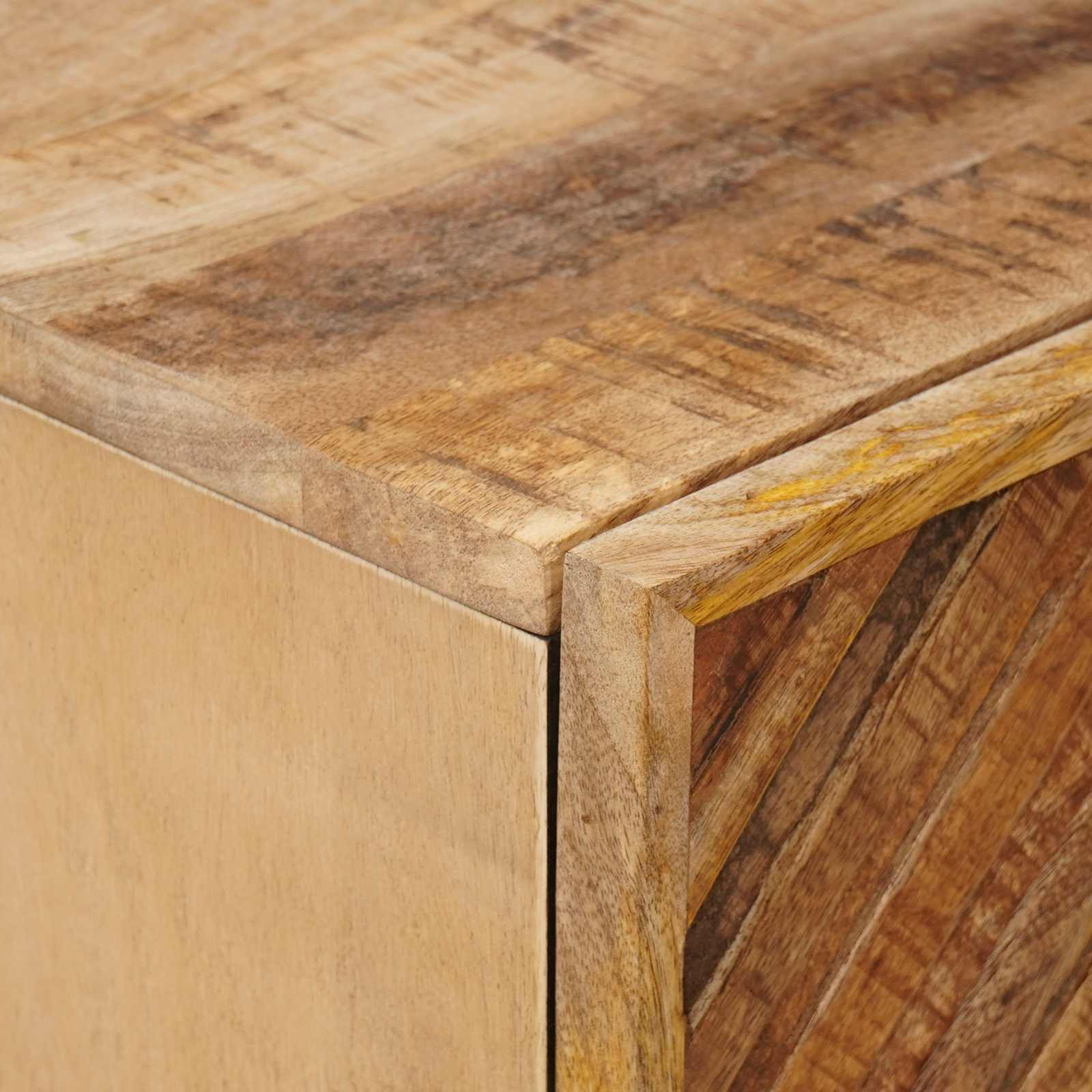 vidaXL Stolik nocny 2 pcs Brązowy 40 x 33,5 x 46 cm Drewno z mango