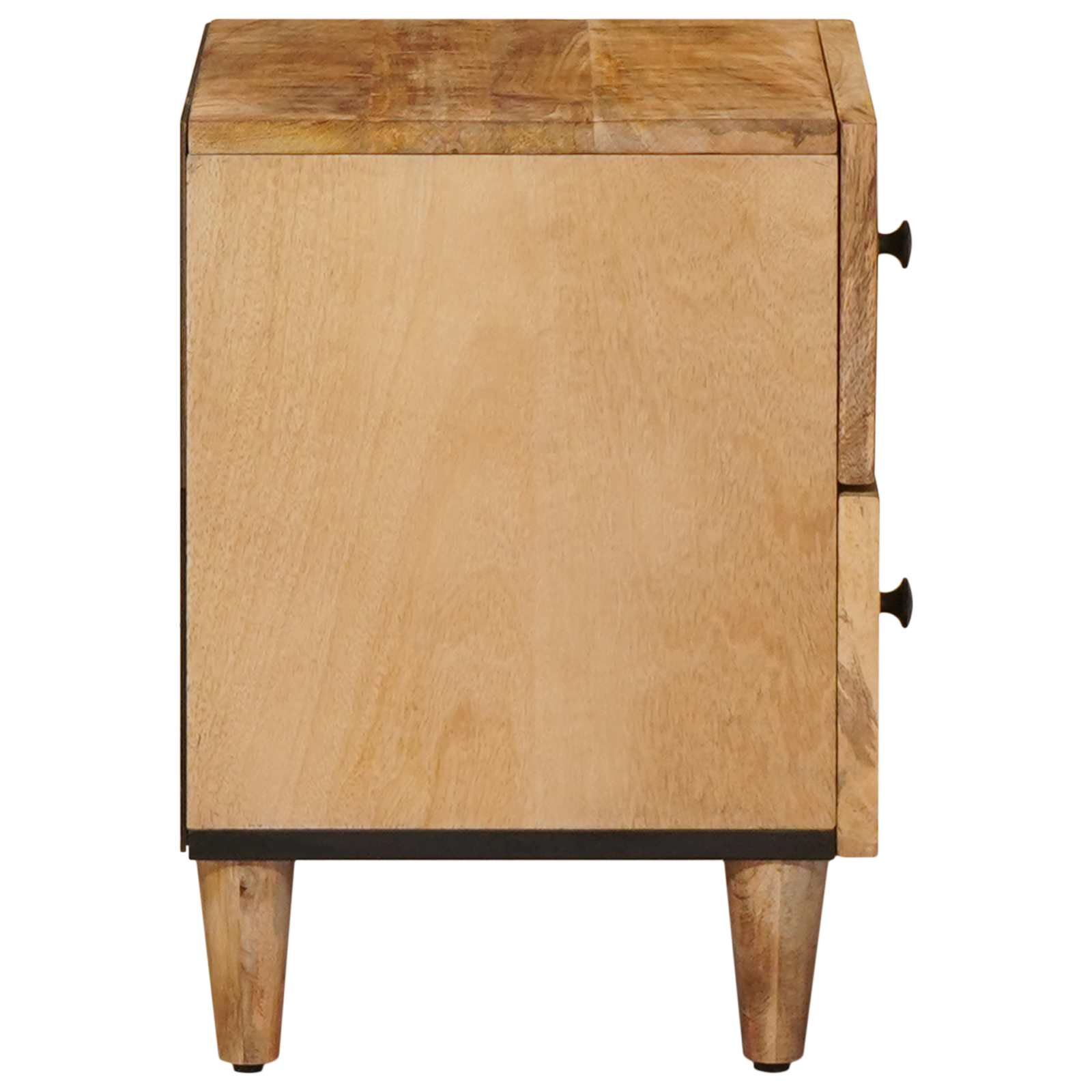 vidaXL Stolik nocny 2 pcs Brązowy 40 x 33,5 x 46 cm Drewno z mango