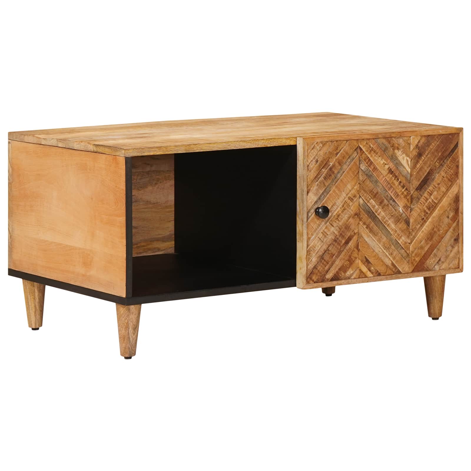 vidaXL Stolik kawowy Brązowy 80 x 50 x 40 cm Drewno z mango