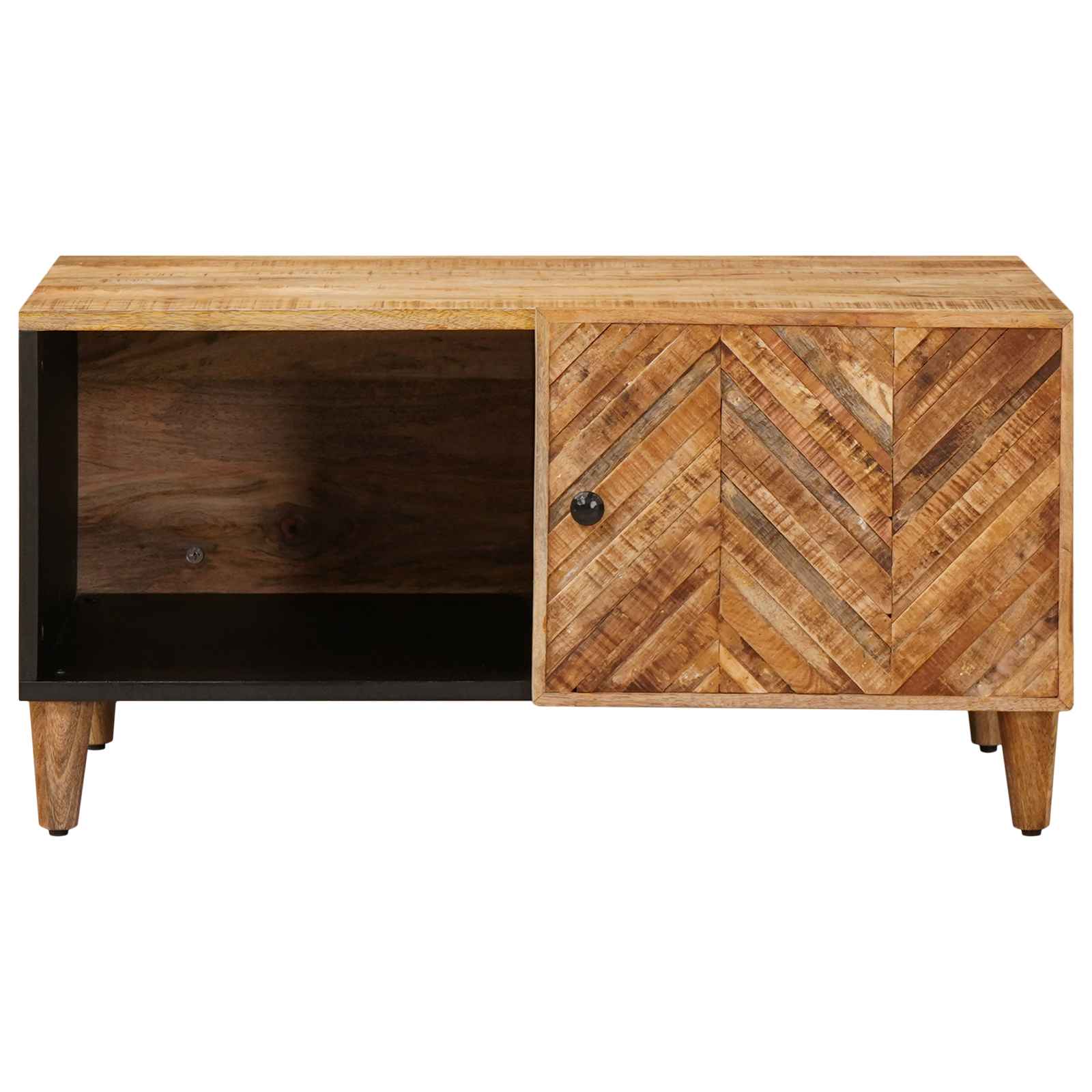 vidaXL Stolik kawowy Brązowy 80 x 50 x 40 cm Drewno z mango
