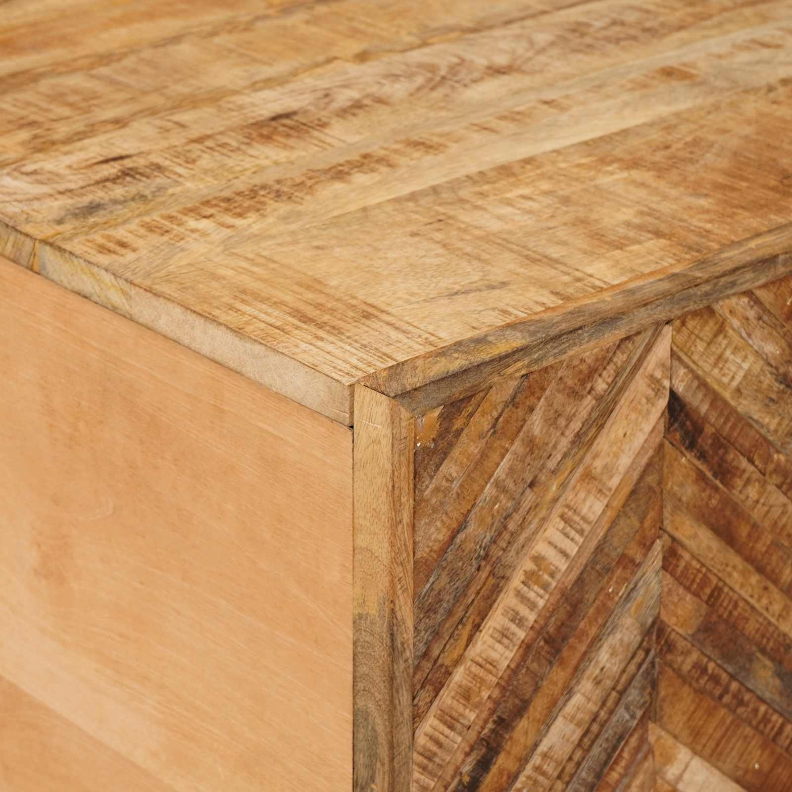vidaXL Stolik kawowy Brązowy 80 x 50 x 40 cm Drewno z mango