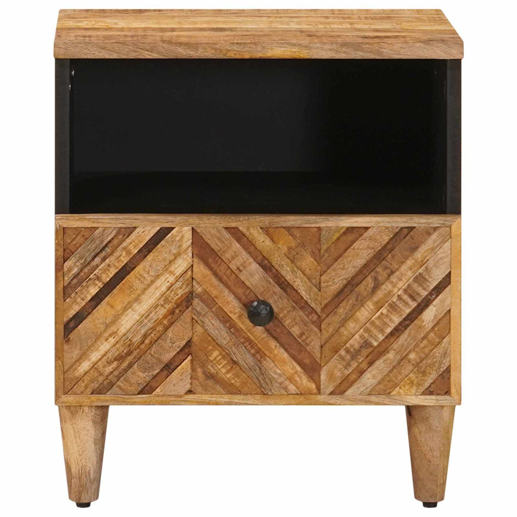 vidaXL Stolik nocny z szufladą Brązowy 50 x 33 x 60 cm Drewno z mango