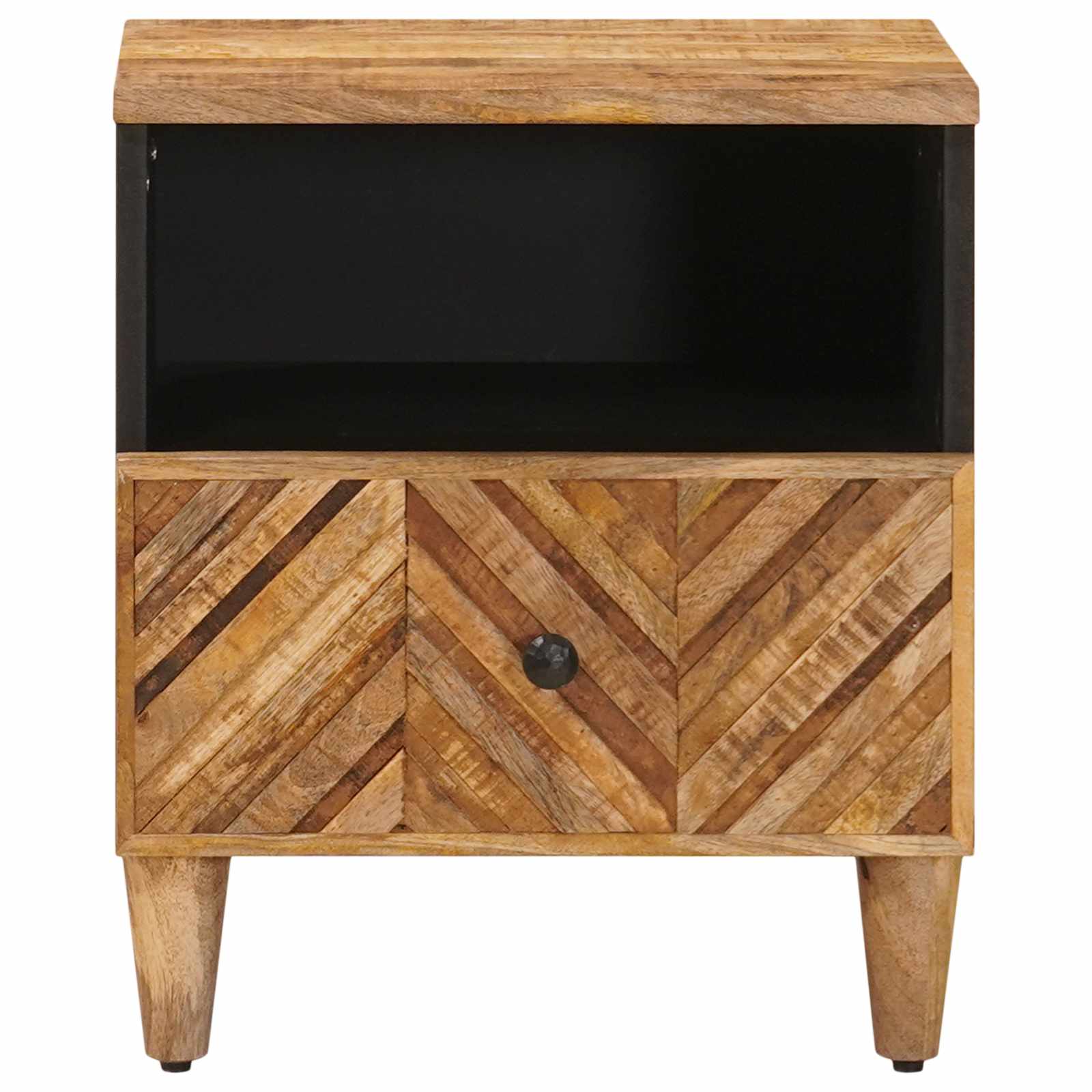 vidaXL Stolik nocny z szufladą Brązowy 50 x 33 x 60 cm Drewno z mango