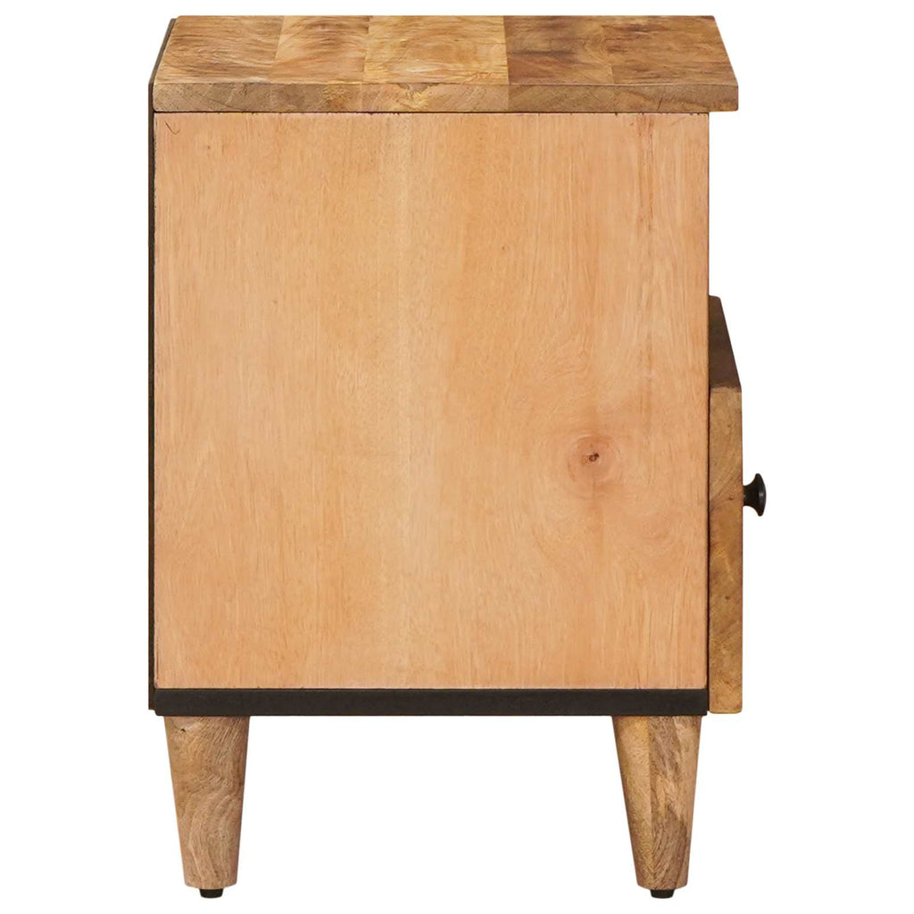vidaXL Stolik nocny z szufladą Brązowy 50 x 33 x 60 cm Drewno z mango