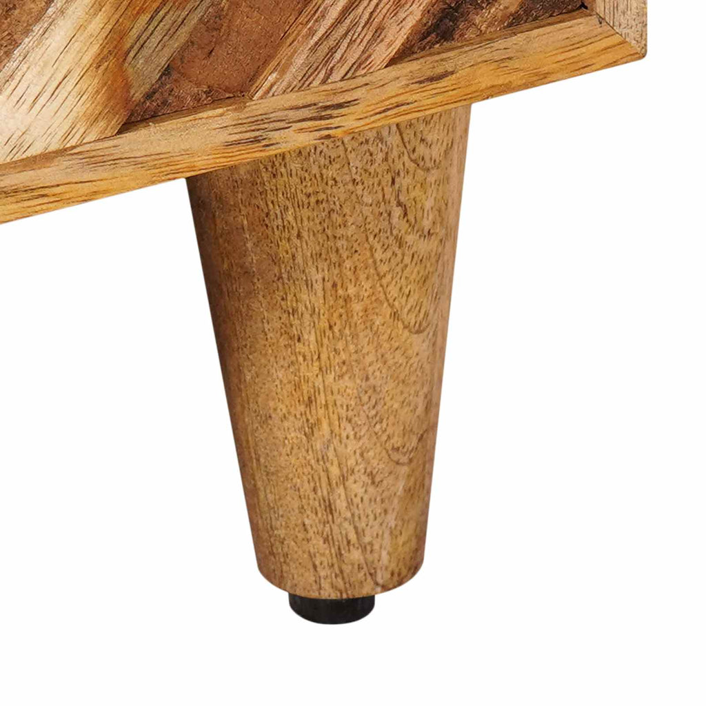 vidaXL Stolik nocny z szufladą Brązowy 50 x 33 x 60 cm Drewno z mango
