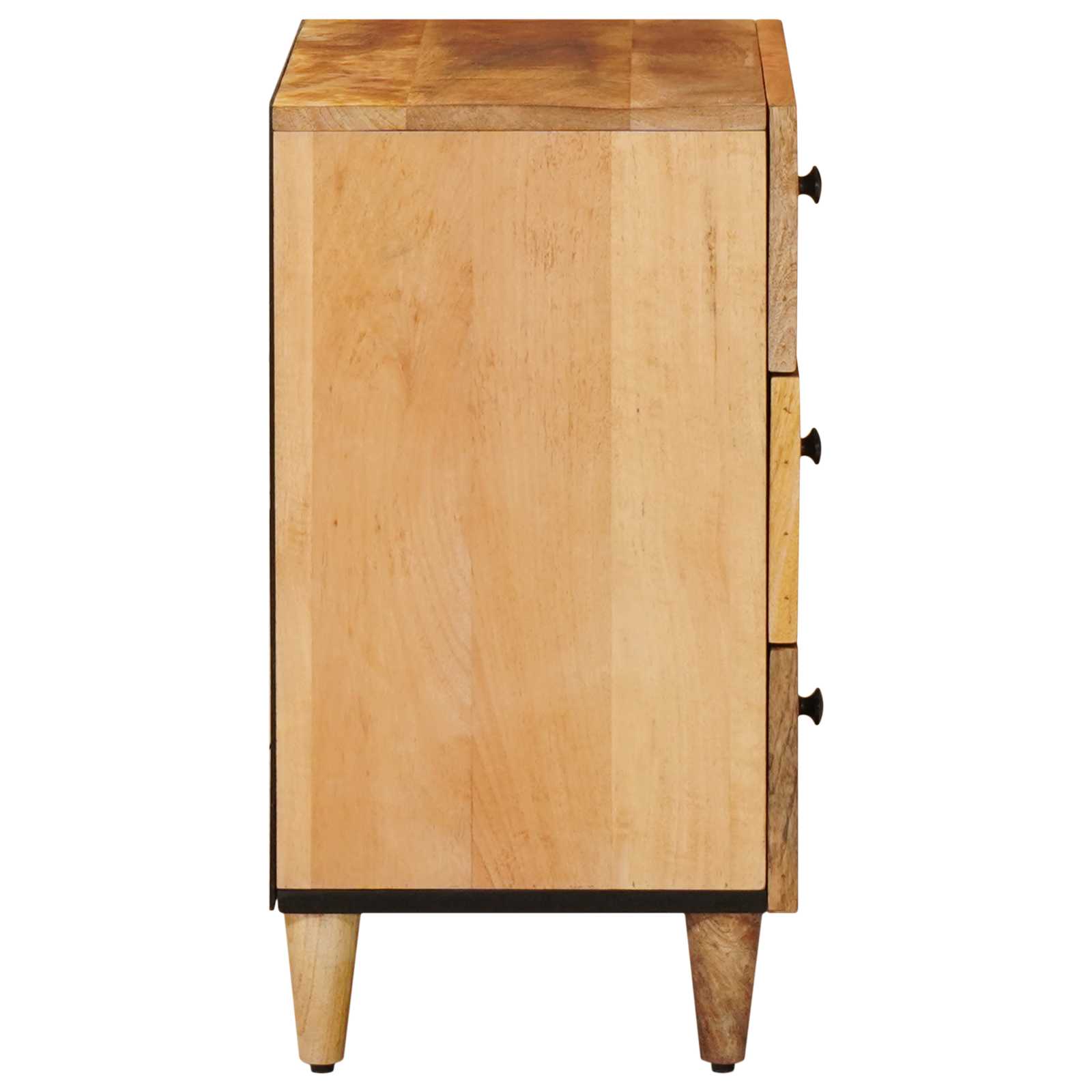 vidaXL Stolik nocny z szufladą Brązowy 50 x 33 x 60 cm Drewno z mango