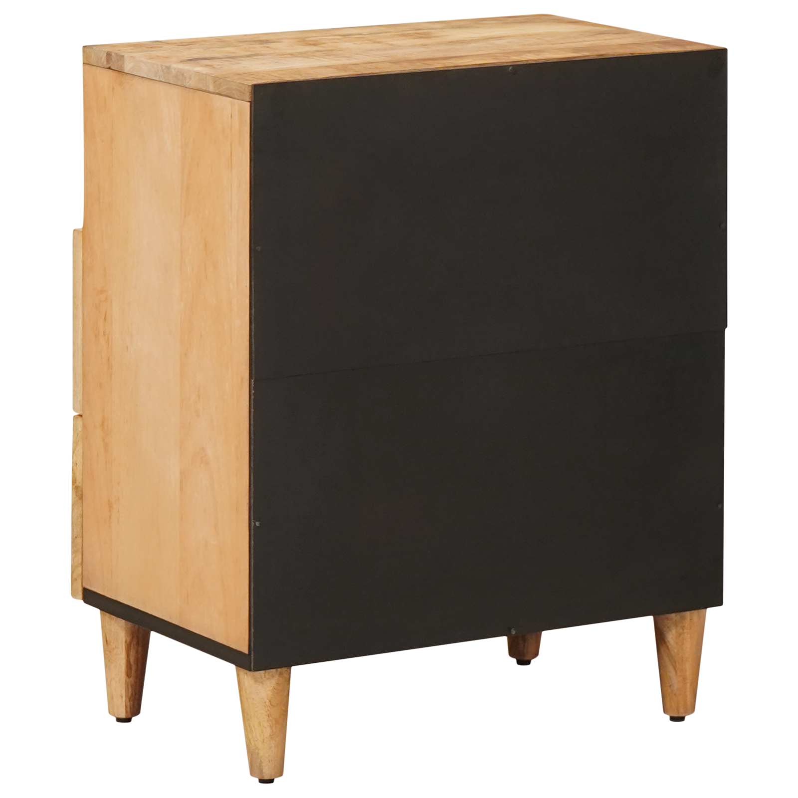 vidaXL Stolik nocny z szufladą Brązowy 50 x 33 x 60 cm Drewno z mango