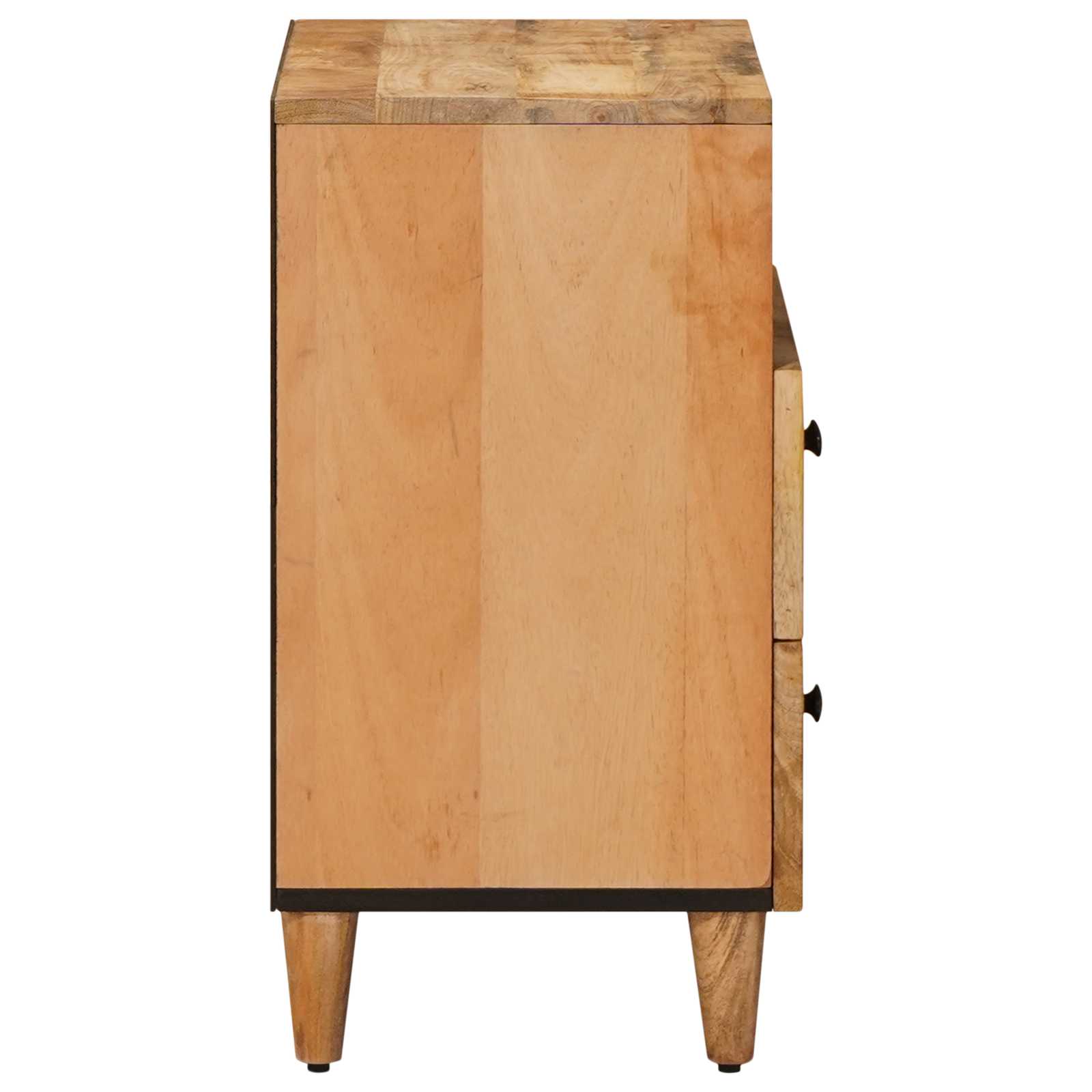 vidaXL Stolik nocny z szufladą Brązowy 50 x 33 x 60 cm Drewno z mango