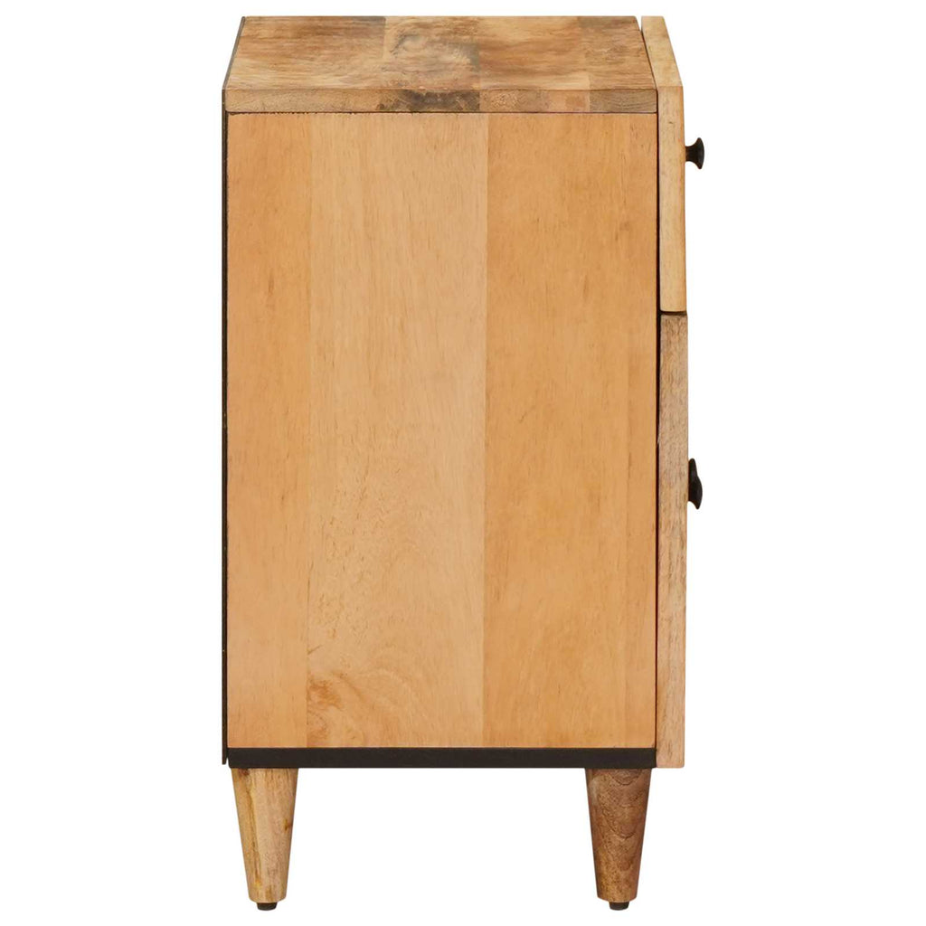 vidaXL Stolik nocny z szufladą Brązowy 50 x 33 x 60 cm Drewno z mango