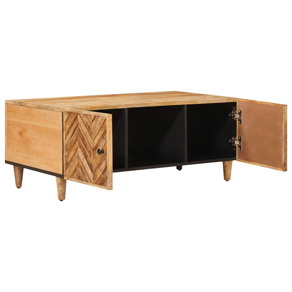 vidaXL Stolik kawowy Brązowy 100 x 54 x 40 cm Drewno z mango