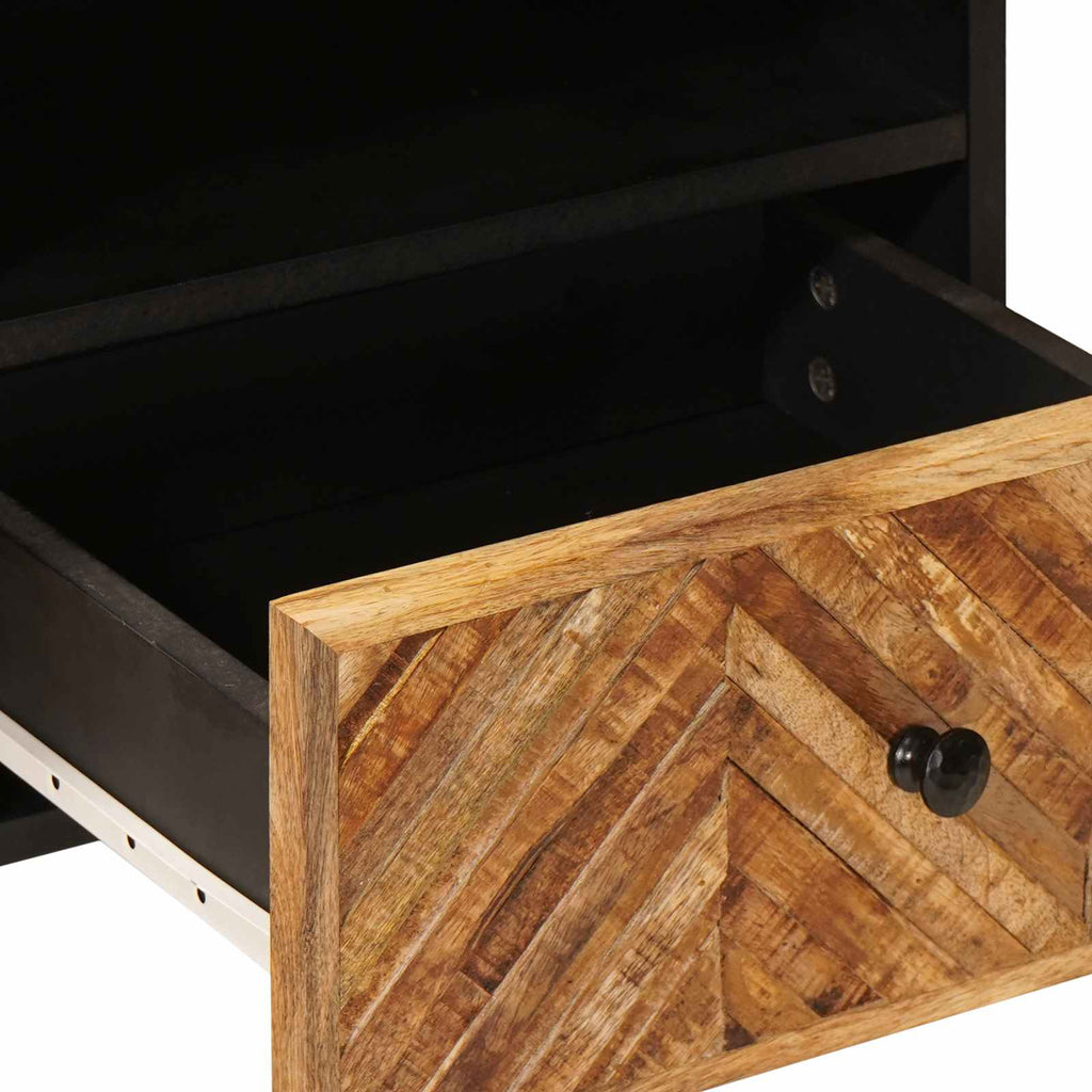 vidaXL Stolik kawowy z szufladą Brązowy 80 x 54 x 40 cm Drewno z mango