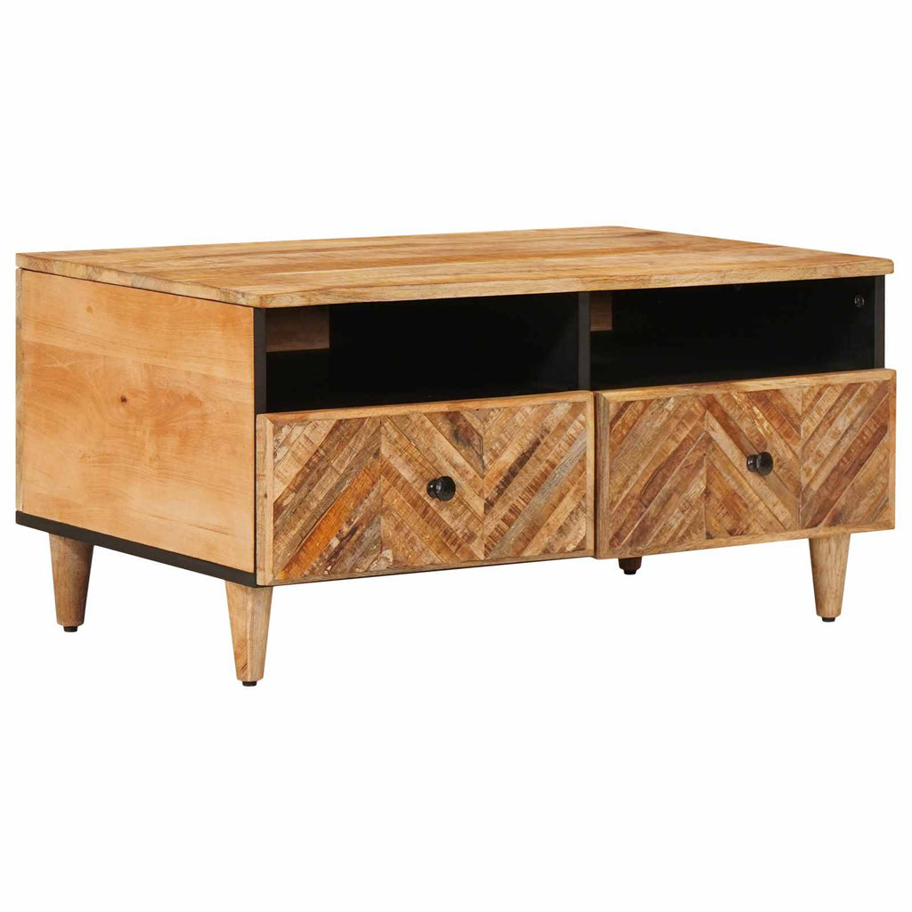vidaXL Stolik kawowy z szufladą Brązowy 80 x 54 x 40 cm Drewno z mango