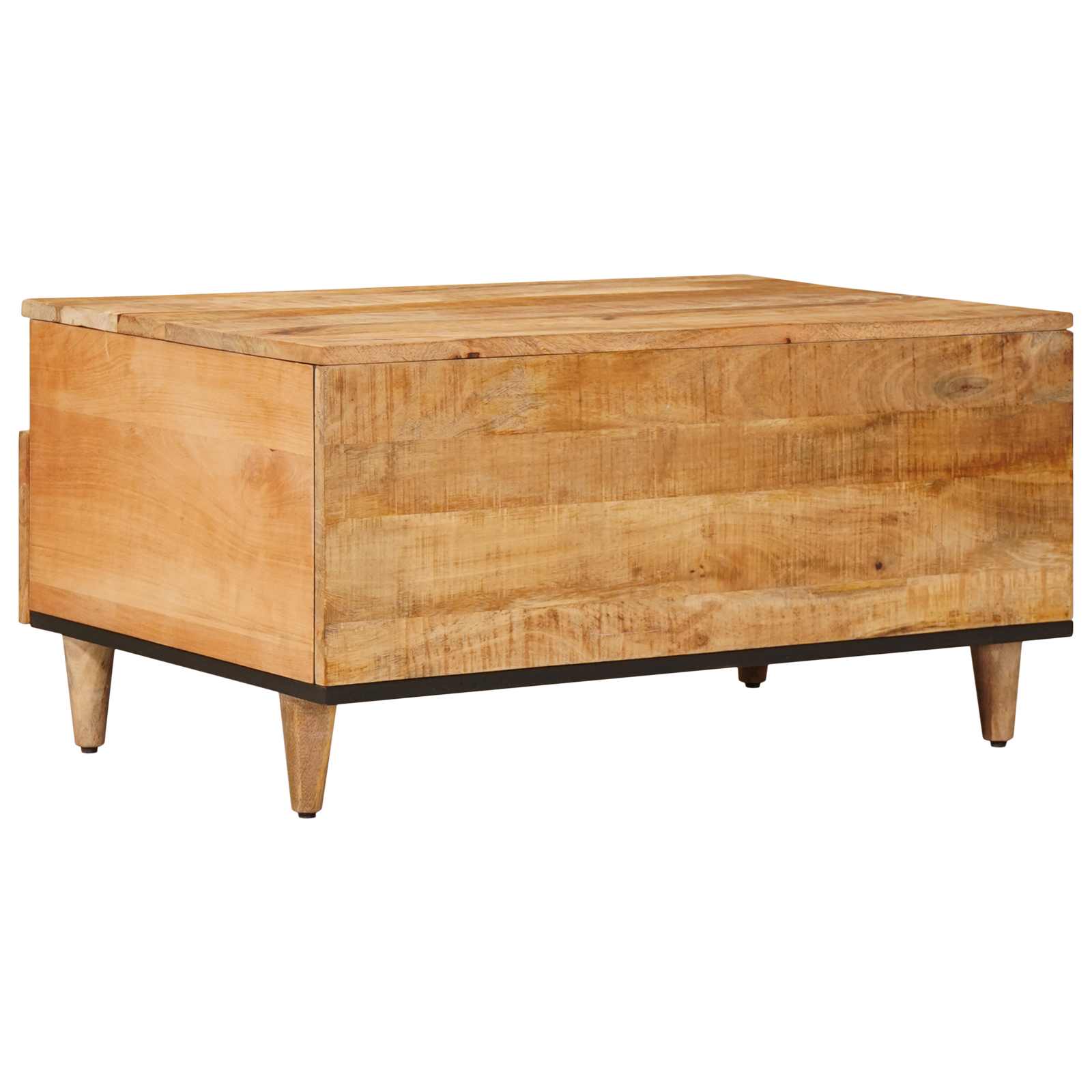 vidaXL Stolik kawowy z szufladą Brązowy 80 x 54 x 40 cm Drewno z mango