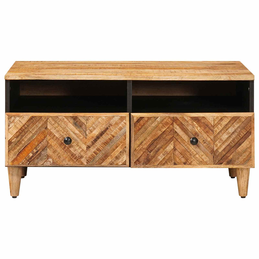 vidaXL Stolik kawowy z szufladą Brązowy 80 x 54 x 40 cm Drewno z mango