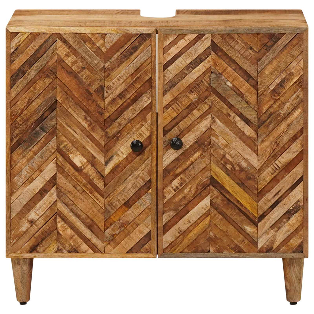 vidaXL Szafka umywalkowa Brązowy 62 x 33 x 58 cm Drewno z mango