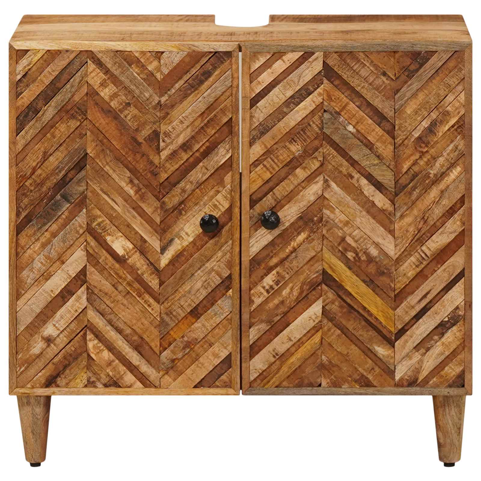 vidaXL Szafka umywalkowa Brązowy 62 x 33 x 58 cm Drewno z mango