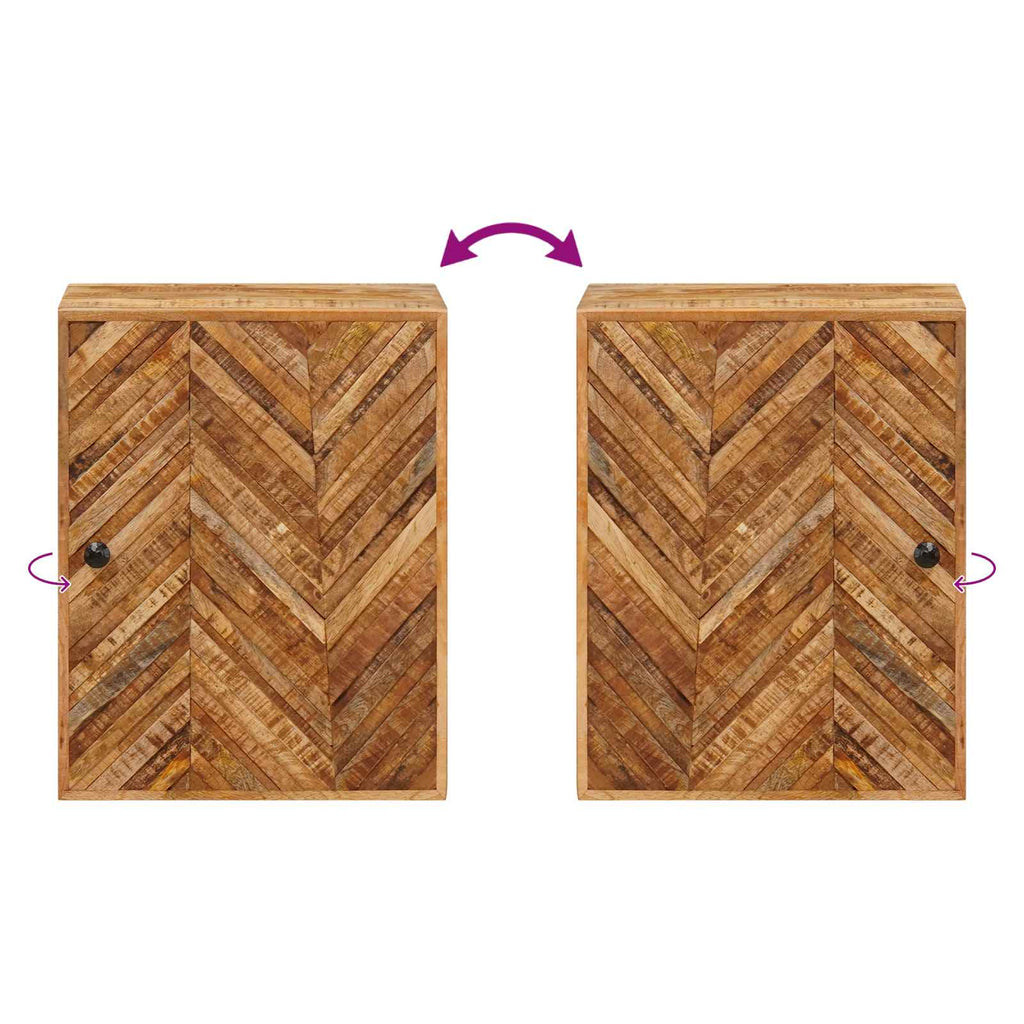 vidaXL Szafka wisząca Brązowy 38 x 33,5 x 48 cm Drewno z mango