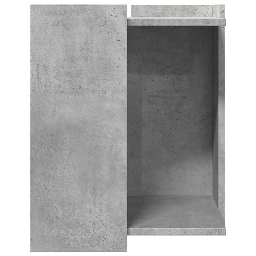 vidaXL Szafka na kuwetę, szarość betonu, 42x42x51 cm