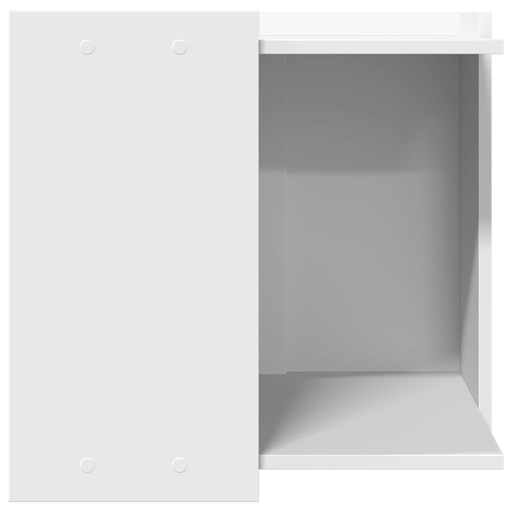 vidaXL Szafka na kuwetę, biała, 53x53x51 cm, materiał drewnopochodny