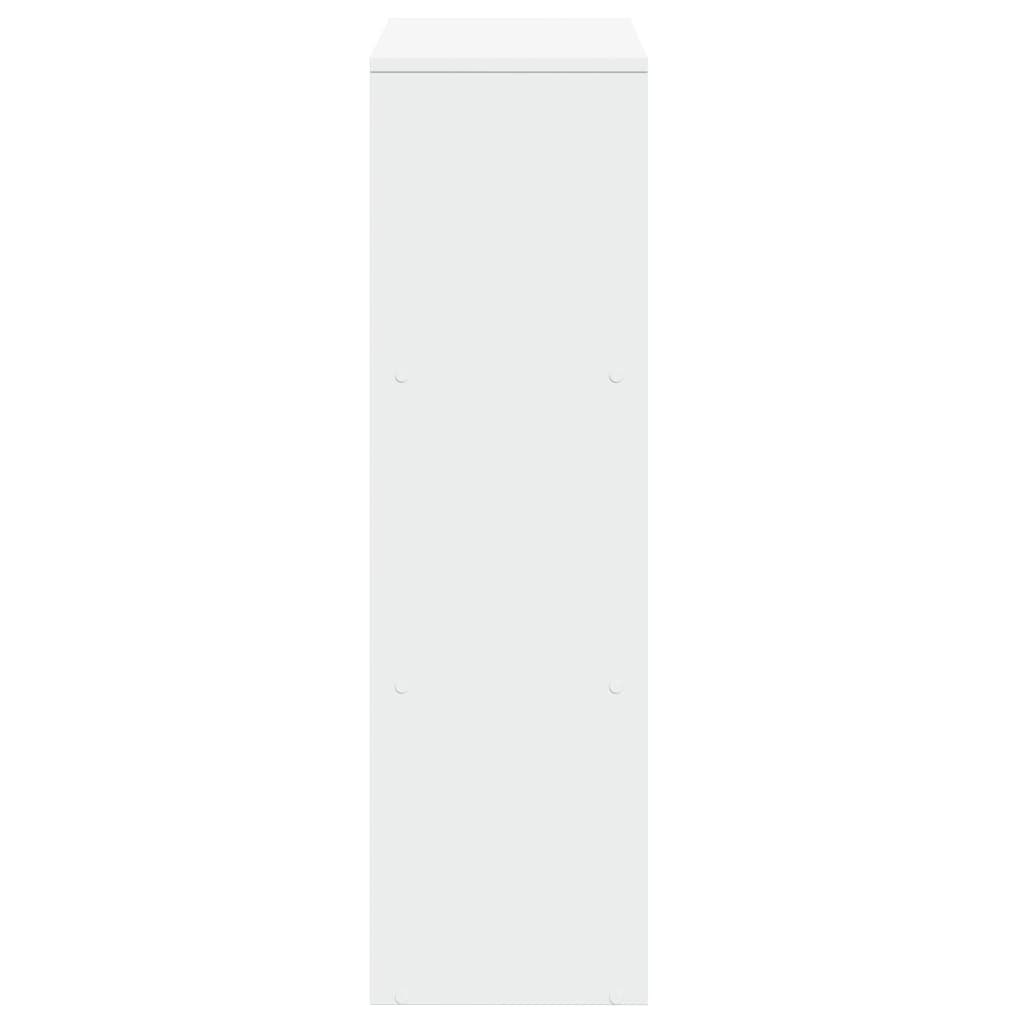vidaXL Regał na książki z 3 poziomami, biały, 99x29x99 cm, drewno konstrukcyjne