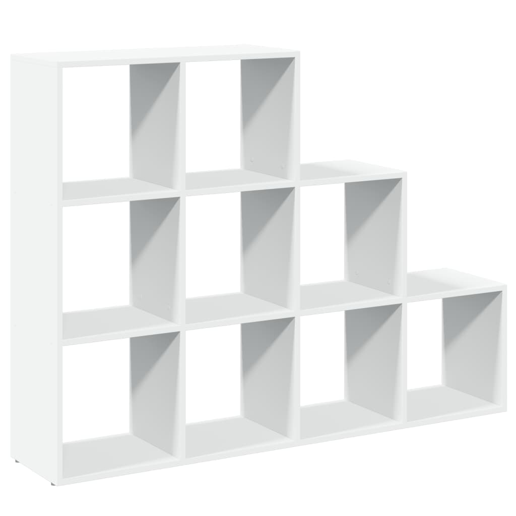vidaXL Regał przegroda, 3 poziomy, biały, 137,5x29x103,5 cm