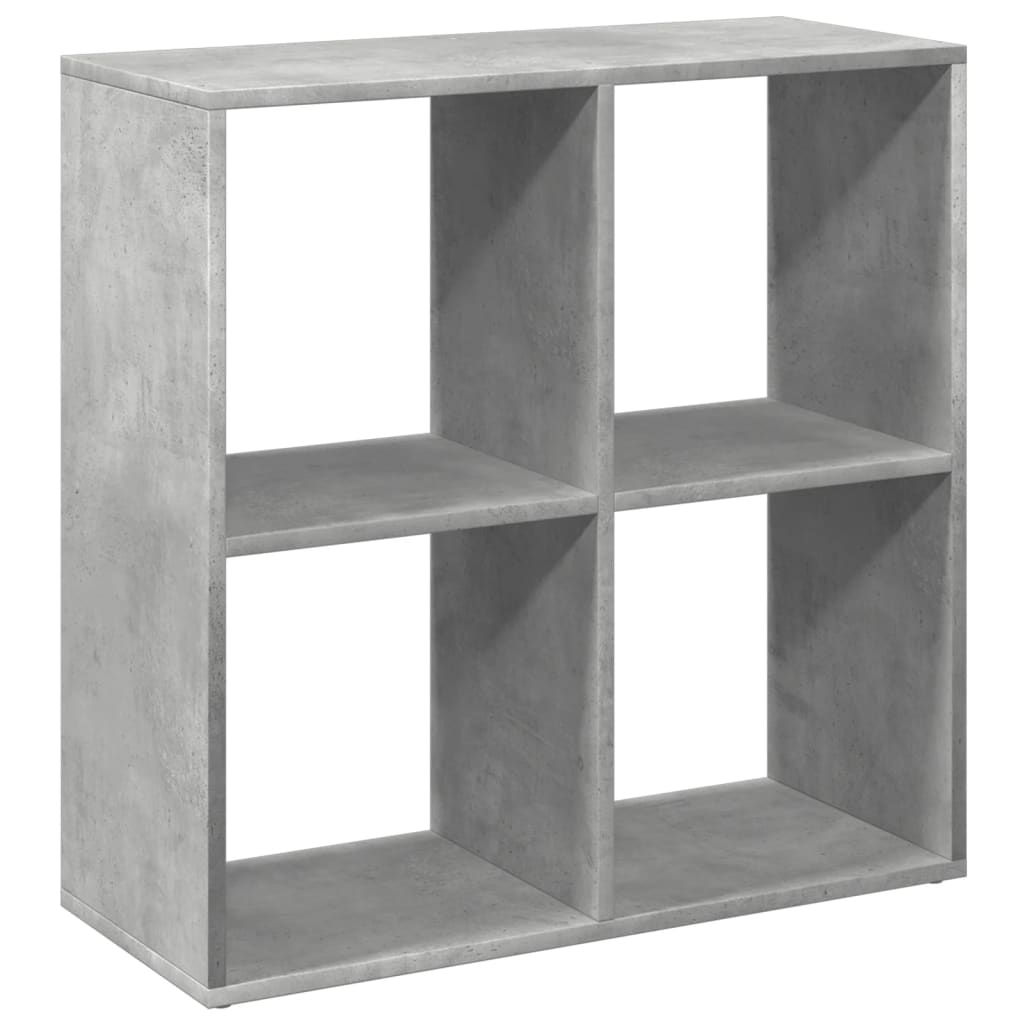 vidaXL Regał przegroda, szarość betonu, 69,5x29x69,5 cm