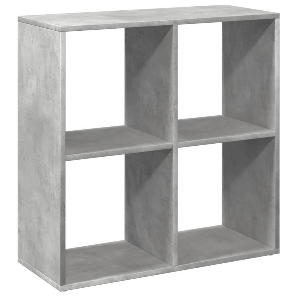 vidaXL Regał przegroda, szarość betonu, 69,5x29x69,5 cm
