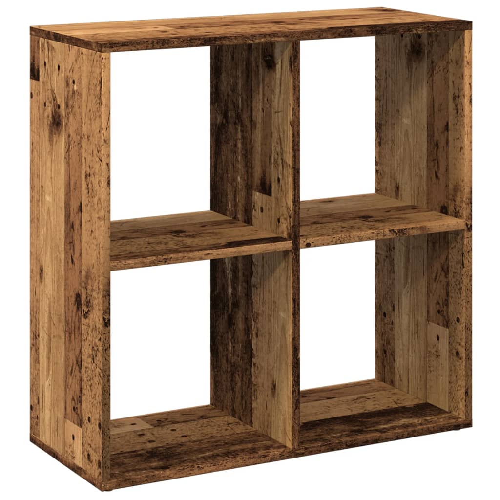 vidaXL Regał przegroda, stare drewno, 69,5x29x69,5 cm